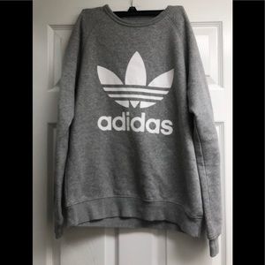 Adidas trefoil crew neck